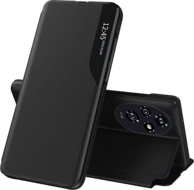 Hoesje geschikt voor HONOR 200 Pro - Techsuit eFold Book Case - Zwart