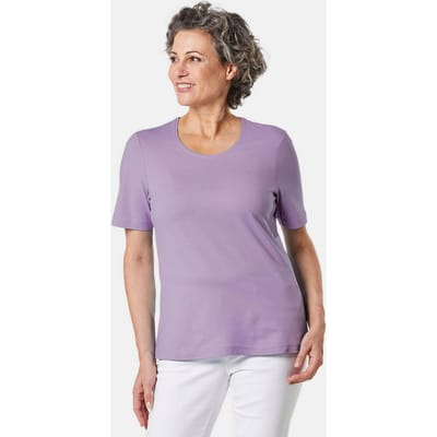 Basic shirt van puur katoen - sering - Gr. 44 van Goldner Fashion