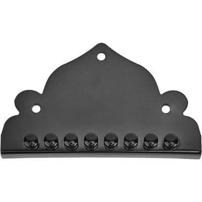 Mandoline Staartstuk Zwart 8-Snarig Schroeven Driehoekige Onderdelen Muziekinstrument Accessoires gray