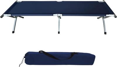 Extra Groot Campingbed XL met Draagtas tot 150 kg belastbaar
