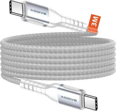 Xssive Sterke USB-C naar USB-C Kabel - 3 Meter