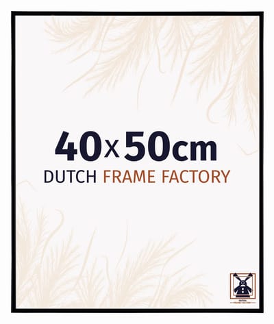 Fotolijst 40x50 cm - Kunststof - Zwart Mat - Easy