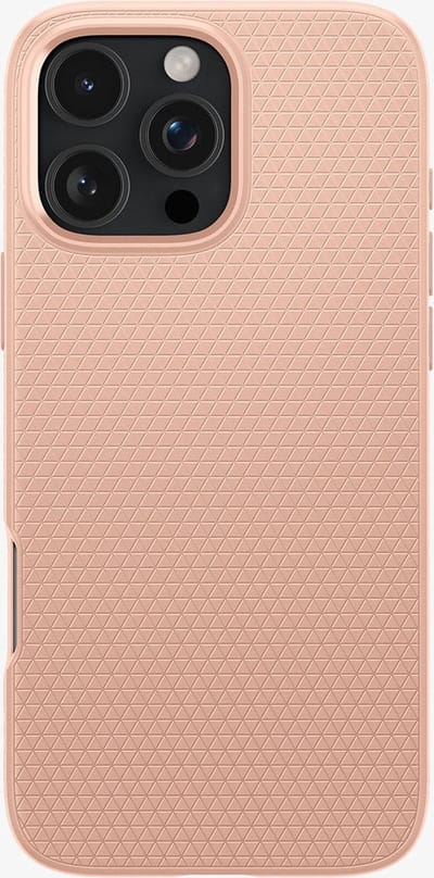 Spigen Liquid Air Hoesje Geschikt voor Apple iPhone 16 Pro - Back Cover Flexibel TPU Roze