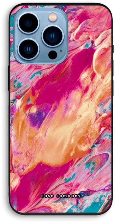 Case Company® - Hoesje geschikt voor iPhone 13 Pro hoesje - Pastel Echoes - Biologisch Afbreekbaar Telefoonhoesje - Bescherming alle Kanten en Schermrand