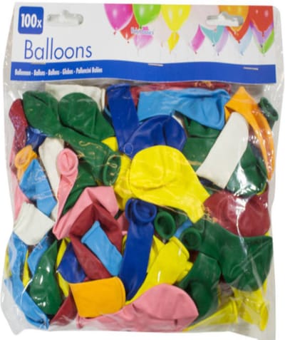 Ballonnen 100 stuks - Regenboog - 30cm XXL