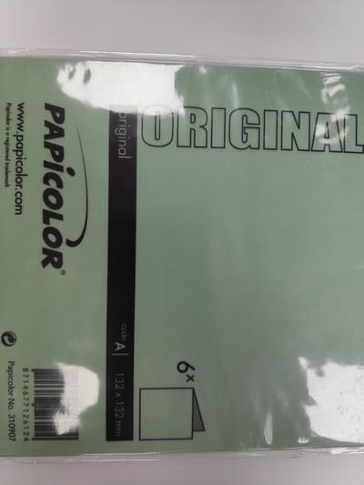 Papicolor Original Dubbele Kaart 132 x 132 mm Grasgroen