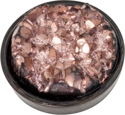 iXXXi-Jewelry-Top Part Drusy Copper-Zilver-dames--One size