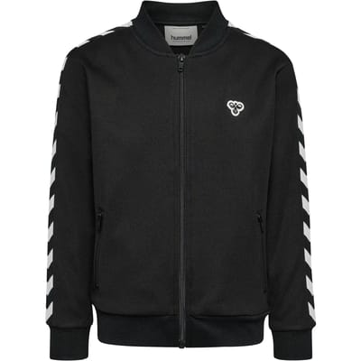 Hummel Kinder Track Jacket Hmljr Archive Reg Poly Zip Jacket 229867 Zwart-104