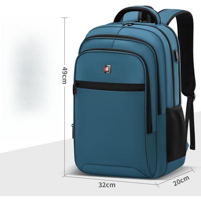 Een lichtgewicht en ruime rugzak voor heren, geschikt voor informele zakenreizen, woon-werkverkeer en rugzakken Single Schoolbag