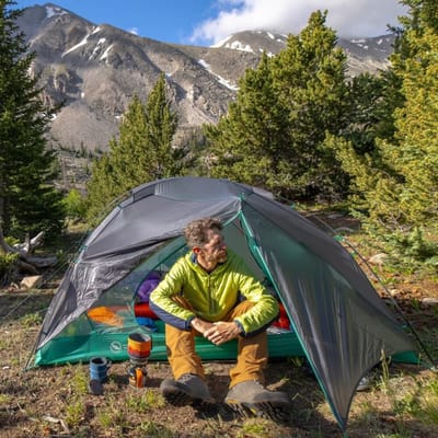 Big Agnes Sarvis VST 3 (Kleur - Asphalt/Mint Leaf)