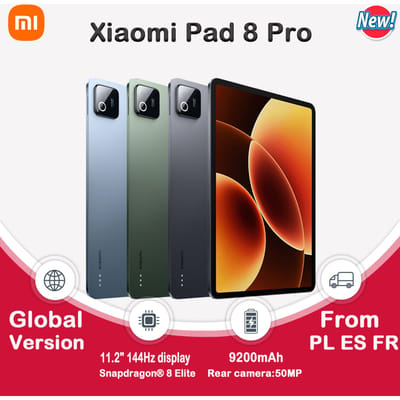 Globale versie Xiaomi Pad 8 Pro Snapdragon 8 Elite 11,2 inch 3.2K 144Hz scherm 9200mAh 67W batterij Xiaomi HyperAI Xiaomi tablet zwart