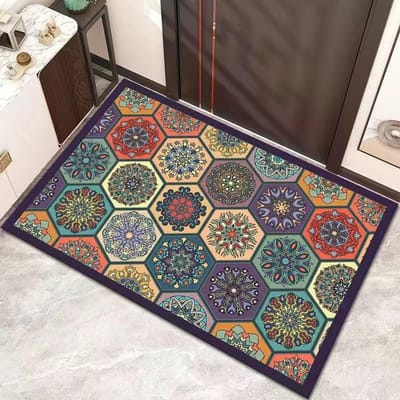 Amerikaanse Retro Stijl Vloermat Huis Veranda Keuken Absorberende Zachte Mat Benodigdheid Gemakkelijk Onderhoud Diatomeeënaarde Modder Vloermat 40 * 60cm diatom mud 3.5 thick
