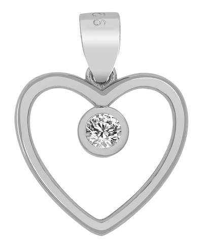 AKZENT Akzent Dames Hanger "Dilsa" aus 925 Sterlingzilver, gerhodineerd, duurzaam