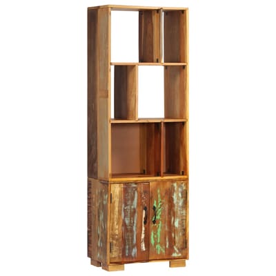 vidaXL - Boekenkast - 60x35x180 - cm - massief - gerecycled - hout