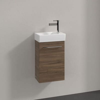 Villeroy & Boch Avento vanity unit 34 x 20.2 x 51.4 cm, door hinge left A87600B1