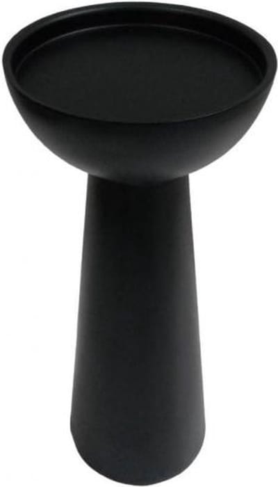 Kandelaar - Branded by - Elise - kandelaar zwart - 15 cm hoog