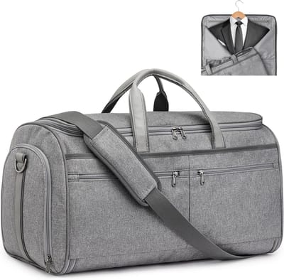 50L Convertible Reis Kledingtas - Duffle Bag voor Mannen en Vrouwen, 2 in 1 Hangende Koffer voor Zakelijke Reizen en Vakantie