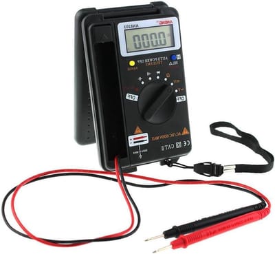 Digitale Multimeter - Meetinstrument - Elektronica Testen - Automatische Bereikselectie - 4000 Tellingen - Grijs
