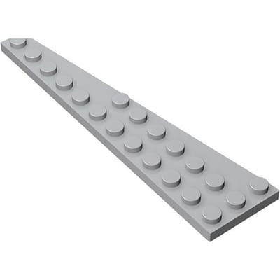MOC 10 STUKS 47397 Wedge 12x3 Links Bouwstenen Plaat Bord Baksteen Deeltje Puzzel Educatief DIY Speelgoed Kinderen Verjaardagscadeaus