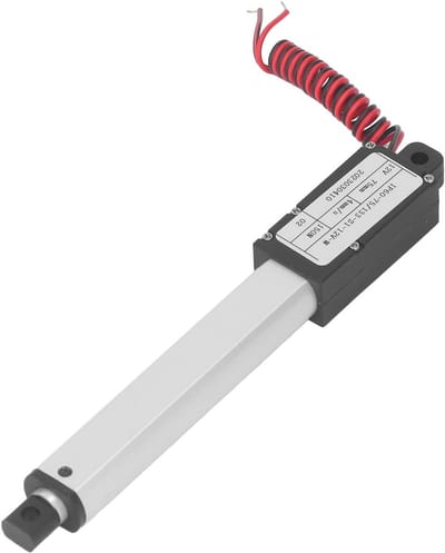 Allecto - Lineaire aandrijving - Elektrische actuator - 12 V - Aluminiumlegering - 150 N kracht - Geschikt voor industriële toepassingen - 75 mm slag