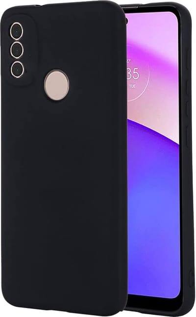 Silicone hoesje Geschikt voor: Motorola Moto E20/E30/E40 - Zwart