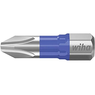 Wiha 41600 Kruis-bit Aandrijving: 1/4 (6,3 mm) Uitvoering: Kruiskop Phillips PH 3 25 mm