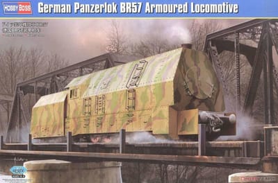 The 1:72 Model Kit of a German Panzerlok BR57 Armoured LocoMotive. Plastic Kit Glue not includedDimension 495 *50 mm90 Plastic PartsThe manufacturer of the kit is Trumpeter.This kit is only online available.