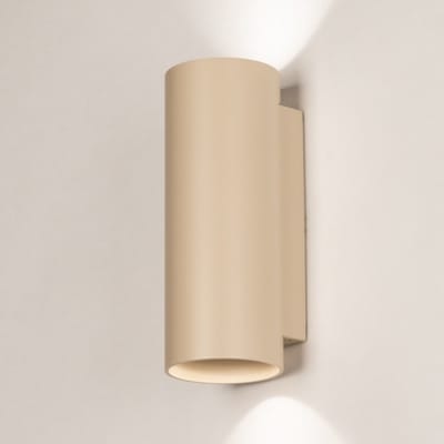 Lumidora Wandlamp 75553 - Voor buiten - DANNY OUT - 2 Lichts - GU10 - Beige - Metaal - Buitenlamp - IP65
