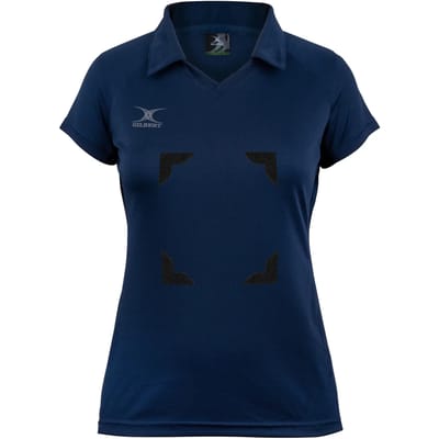 Gilbert Netball Eclipse Hook and Loop Shirt Girls - 5 - 6 Yrs - Donker Navy