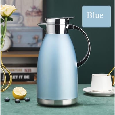 Dubbelwandige Stalen Thermoskan Koffie- en Theepot Thermisch Geïsoleerde Waterkan 15L 2L Duurzaam Duurzaam Nuttig Nuttig Duurzaam 2L