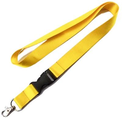 Go Go Gadget - Keycord - Afneembare gesp - Sleutelbos - Sleutelkoord - 1 stuk - Geel