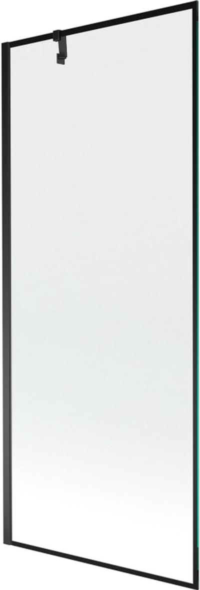 Mexen Next eendelige badwand 80 x 150 , zwart frame, zwart - 895-080-000-00-70-70