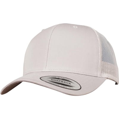 Flexfit Merch Retro Trucker Pet Zilver