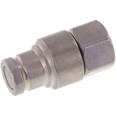 Stalen DN 10 Vlakdichtende Koppeling Insteeknippel G 3/8 inch Binnendraad ISO 16028 CEJN D 19.7mm