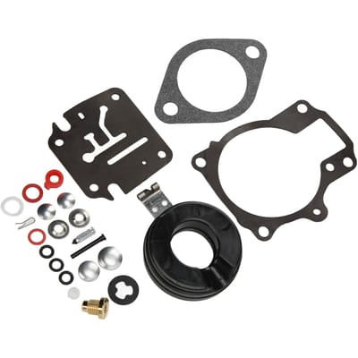 22-delige Set Buitenboordmotor Carburateur Reparatiekit 398729 Vervanging voor Johnson 18?75 PK gray