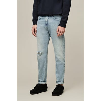 Lois Bruno Stone Destroy Maat: W30L32 | Slim Jeans Outlet | Heren | Blauw