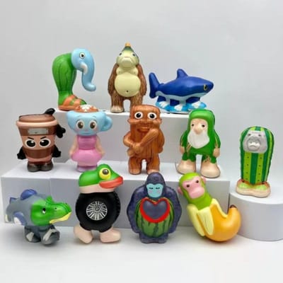 Italiaanse Brainrot Creatief Knijpspeeltje Grappig Tung Tung Sahur Tralalero Tralala Haai Speelgoed Afgeleide Randapparatuur Ornamenten Cadeaus