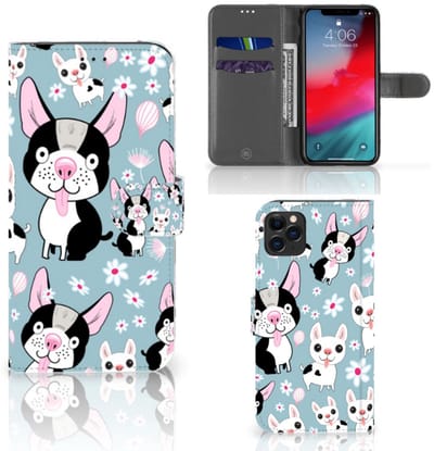 Apple iPhone 11 Pro Max Telefoonhoesje met Pasjes Hondjes