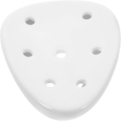 Urinoir Afvoer Stopper - Keramische Zeef - Badkamer Hygiëne - Voorkomt Geurtjes Verstopping - 10x8 cm - Wit