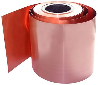 Koperblad - Koperfolie - Doe-het-zelf projecten - Zuiver T2 materiaal - 1 meter x 90mm - Koperkleurig
