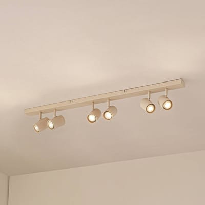 Lindby - buitenspot - 6lichts - Aluminium, ijzer - H: 16 cm - GU10 - beige