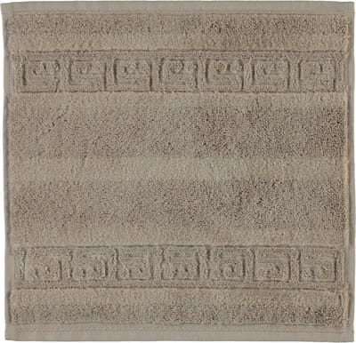 CAWÖ Noblesse Uni Washandje - Zand - 30x30