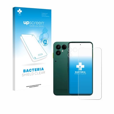 upscreen - Screenprotector voor Fairphone 6 (Voor+Camera) - Folie Beschermfolie transparant antibacterieel