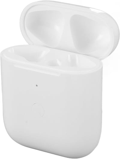 Oplaadcase voor iOS Earbuds 1e en 2e Generatie met Bluetooth Koppeling, Vervangende Hoofdtelefoon Case voor Draadloze Oordopjes