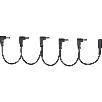 JOYO CM-24 Gitaar Effecten Stroomkabel Splitter Kabel 5 Manieren Daisy Chain voor DC 9V Gitaar Bas Effecten gray