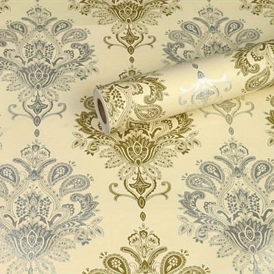 1 Rol 17.7*393.7in Behang in Boheemse Stijl - Peel and Stick Klaar voor Gebruik In Droogruimte Achtergronden, en Keukendecor! Versier uw huis! 45*1000cm/17.7*393.7in