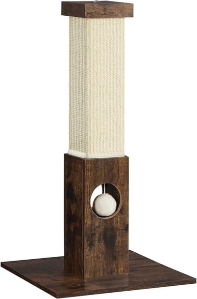DailySupplies® Krabmeubel - Krabton voor Katten - Krabpaal - Vintagebruin