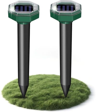 Op zonne-energie werkende vibratie-ultrasone mol-drijver