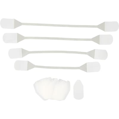 4 stuks Gezichtslift Tape Zacht Waterdicht V Gezicht Gezichts Lifting Verstevigend Transparante Rubberen Tape white