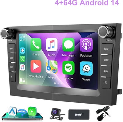 ESSGOO 4 + 64 GB CarPlay voor Opel Astra Corsa Zafira - Draadloos Apple Carplay en Android Auto - Android 14 - Radio met navigatie - 7 inch HD touchscreen - WIFI Bluetooth RDS MP5 - AHD Achteruitrijcamera - DAB+ - Microfoon